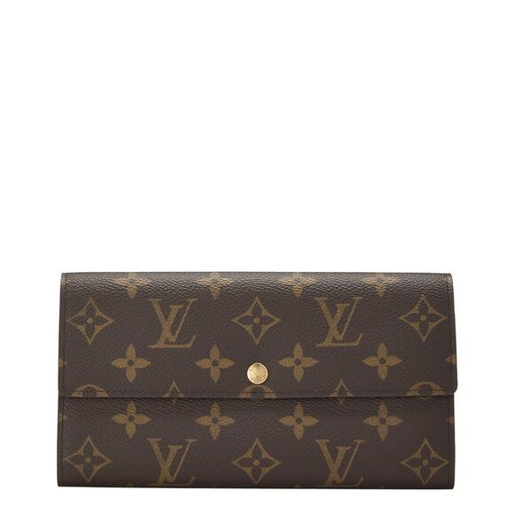 Louis Vuitton Handbags - Louis Vuitton Brown Monogram Coated Canvas Porte Monnaie Credit